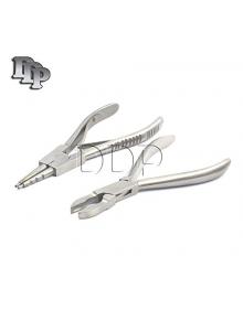 DDP BODY PIERCING TOOLS RING OPENING PLIERS 7 & CLOSING PLIERS FORCEPS 5  1/2 STAINLESS STEEL PROFESSIONAL SEPTUM EAR NIPPLE BELLY NOSE TONGUE LIP