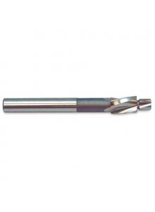Fine Size Bright Finish M6 Uncoated KEO 56213 Cobalt Steel Precision 3 Flutes Cap Screw Counterbore Integral Pilot
