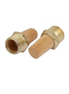 Plastic MettleAir SPU-01 Pneumatic Slotted High Flow Muffler Silencer Filter Pack of 10 1//8 NPT