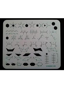 Organic Chemistry Stencil Drawing Template