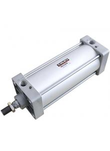 100 mm Baomain Pneumatic Air Cylinder SC 100 x 250 PT1/2; Bore: 4 Stroke: 10 ; Screwed Piston Rod Dual Action with 4 PCS of Fittings 250 mm 