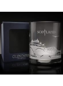 Glencairn SCOTLAND Skyline Glass Etched Whisky Tumbler and Presentation Box 17cl 