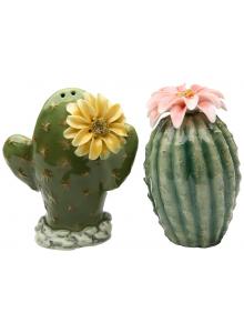 3.13 Inch Painted Pair of Cactus Flowers Salt and Pepper Shakers StealStreet SS-CG-20893 