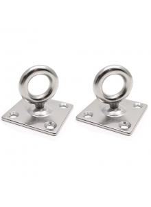 2Pcs TOUHIA M4 Male Thread Machinery Shoulder Lifting Ring Eye Bolt 304 Stainless Steel Screw Bolt 