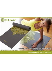 Gaiam가이아무 Citron Sundial Yoga Mat (5mm) 요가 매트 매트(그레이) :: 링크재팬
