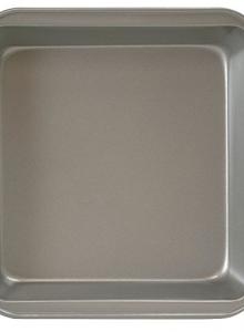 Ecolution Bakeins Square Cake Baking Pan - PFOA, BPA, and PTFE Free Non-Stick Coating - Heavy Duty Carbon Steel - Dishwasher