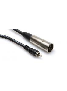 HOSA XLR M RCA Ft THESE UNBALANCED CABLES ARE WIRED PIN TO TIP PINS TO SLEEVE